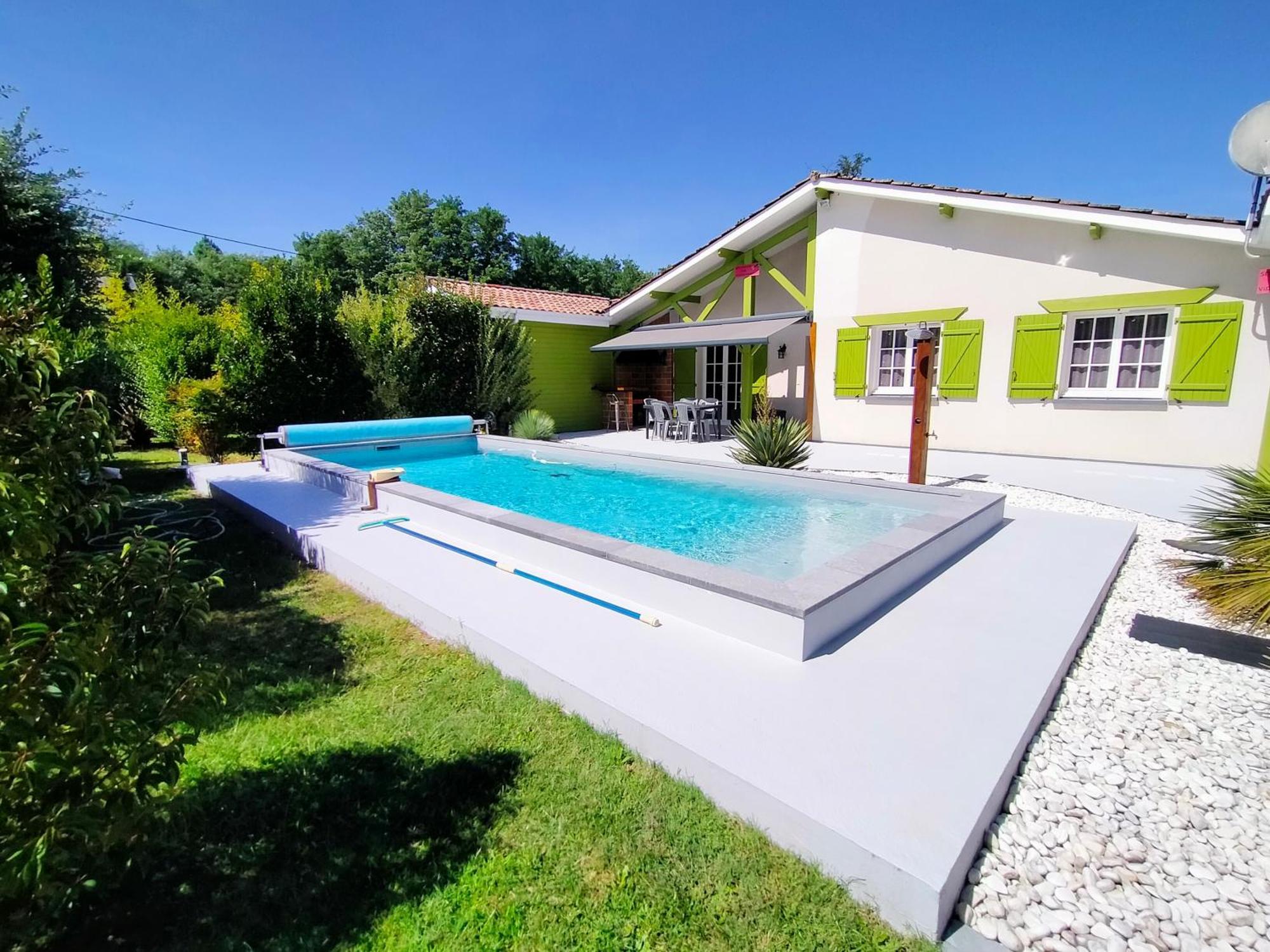Gite Avec Piscine Et Espace Bien-Etre Partages Entre Bordeaux Et Lacanau Ocean (Adults Only) Brach Экстерьер фото